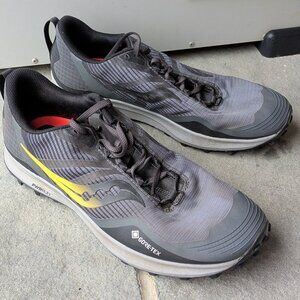 Saucony Peregrine 12 GTX (grey, waterproof breathable, men's 11)